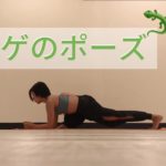 トカゲのポーズ やり方